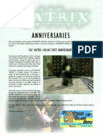 Anniversaries: The Matrix Online