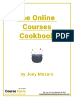 The Online Courses Cookbook PDF