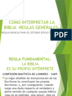 COMO INTERPRETAR LA BIBLIA - Reglas Básicas.pptx
