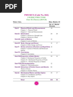 11th syllabus analysis