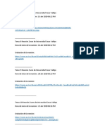 Links de Grabaciones Zoom (7 Al 11) Ing de Mantenimiento