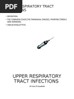 Upper Respiratory Tract Infections