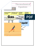 Thermochemical Equations - Facts