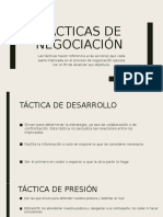 Tácticas de Negociación