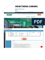 Alur Pendaftaran Camaba PDF
