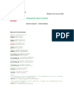 Sistema Experto - Enfermedades PDF