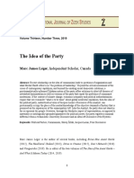 Marc James Léger - The Idea of The Party PDF