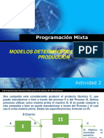 Programación Mixta Química