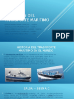 Evolucion Del Transporte Maritimo