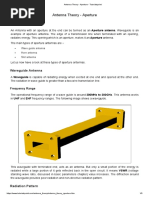 Antenna Theory - Aperture - Tutorialspoint