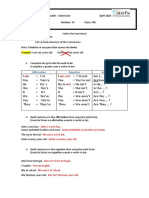 A Am Not O: Affirmative Negative Interrogative