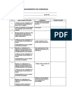 Seguimiento de Evidencias Ingles I