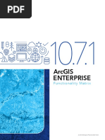 Arcgis Enterprise: Functionality Matrix