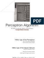 Perceptron Algorithm: 16-385 Computer Vision (Kris Kitani)