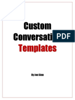 Custom Conversation Templates