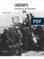 El AFRIKAKORPS y Las Fuerzas Alemanas en Los Balcanes PDF