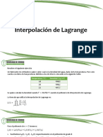 03 - Interpolación de Lagrange