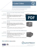 Quantech Air-Cooled Chillers: Fast Efficient Dependable