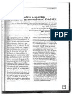 Moreno (1998) Ciclo Político y Política Económica, Un Análisis Del Caso Colombiano 1930 1995