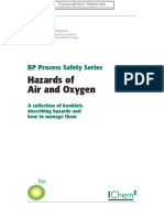 BP Process Safety Series, Hazards of Air and Oxygen-2004 PDF