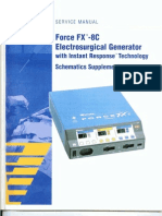 Valleylab Force FX-8C Service Manual Schematics Supplement