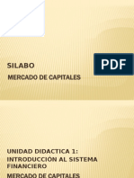 UNIDAD DIDACTICA 1 Mercado Capitales