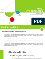 Set of Abstract Color PowerPoint Templates Widescreen
