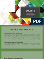 Pertemuan V Emulsi