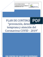 Plan contingencia COVID ESE Mongua
