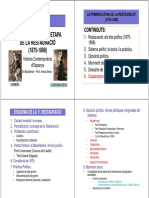 2018-2019 Tema 1 La Restauracio Borbònica 1