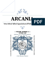 Arcania: Vetrina Editoriale Ufficiale D'approfondimento Dell'ordine Dei Cavalieri Mistici