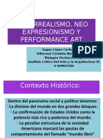 Neoexpresionismo Hiperrealismo y Performance