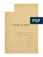 Le Théâtre Du Peuple (Romain Rolland)