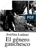 Ludmer Josefina - El Genero Gauchesco - Un Tratado Sobre La Patria