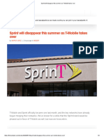 Sprint Will Disappear This Summer As T-Mobile Takes Over