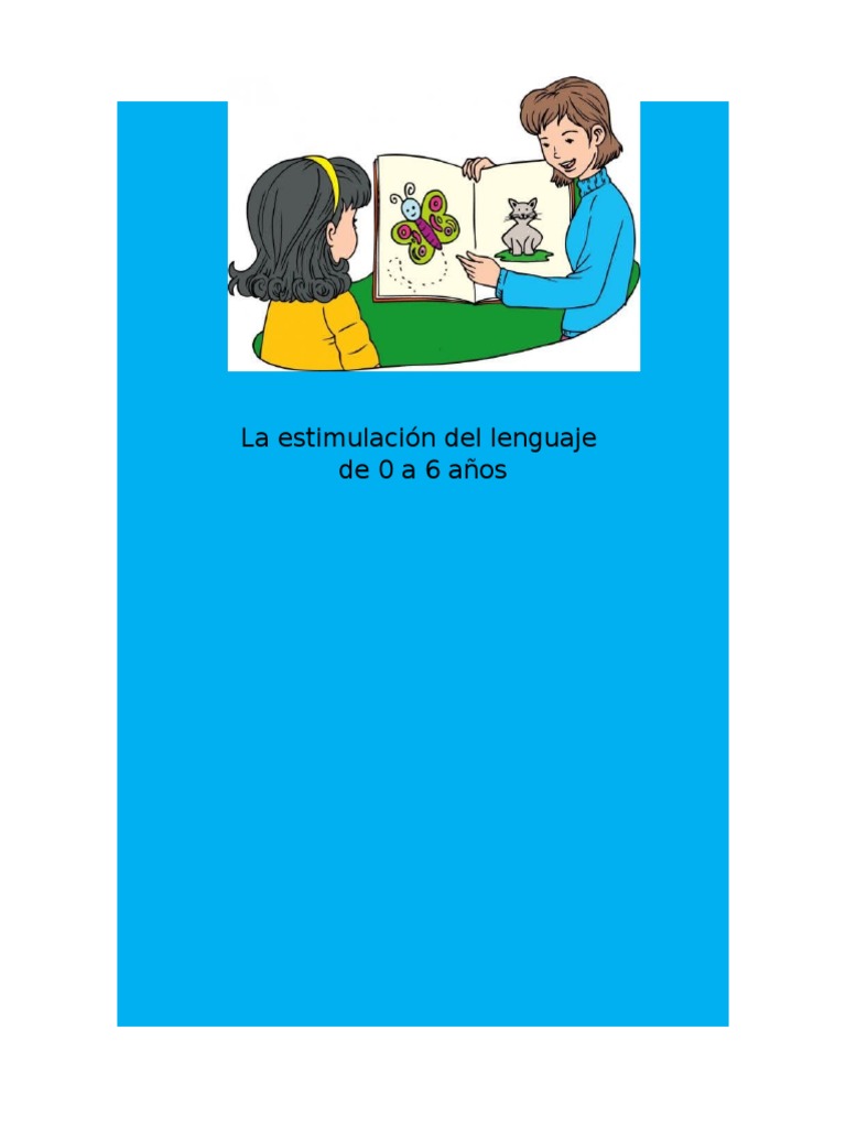 Estimulación del Lenguaje Infantil | PDF | Aquisición de idioma | Cognición