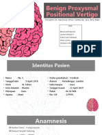 Benign Proxysmal Positional Vertigo