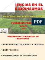 BIOINSUMOS Experim