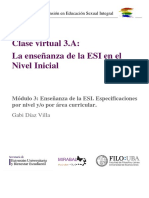 Clase virtual 3.A_ La enseñanza de la ESI en el Nivel Inicial