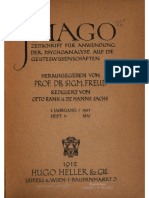 Revista Imago de 1912 edición 1 Vol. 2