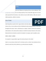 Chapter 6 Mixtures: Solutions