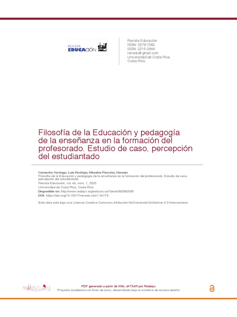 Filosofia de La Educación y La Pedagogia PDF | PDF | Plan de estudios ...