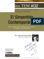 TEM 002 - El Sinsentido Contemporáneo - CarlosdelaRosavidal