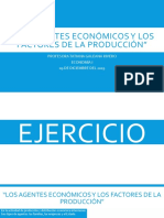 Los agentes económicos y los factores de la producción2  09 y 10.dic.19