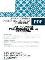 Las nociones preliminares de la economía 17.DIC.19