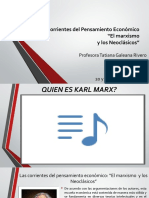 Las Corrientes Del Pensamiento Económico 20 y 21 Ene.2020