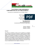 Comercio Electrónico Como Herramienta Complementaria en Las Pymes en México