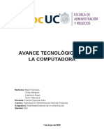 Informe Avances Tecnologicos