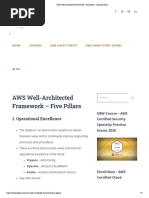 AWS Well-Architected Framework - Five Pillars - Tutorials Dojo