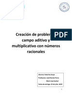 Creación de problemas aditivos y multiplicativos con números racionales